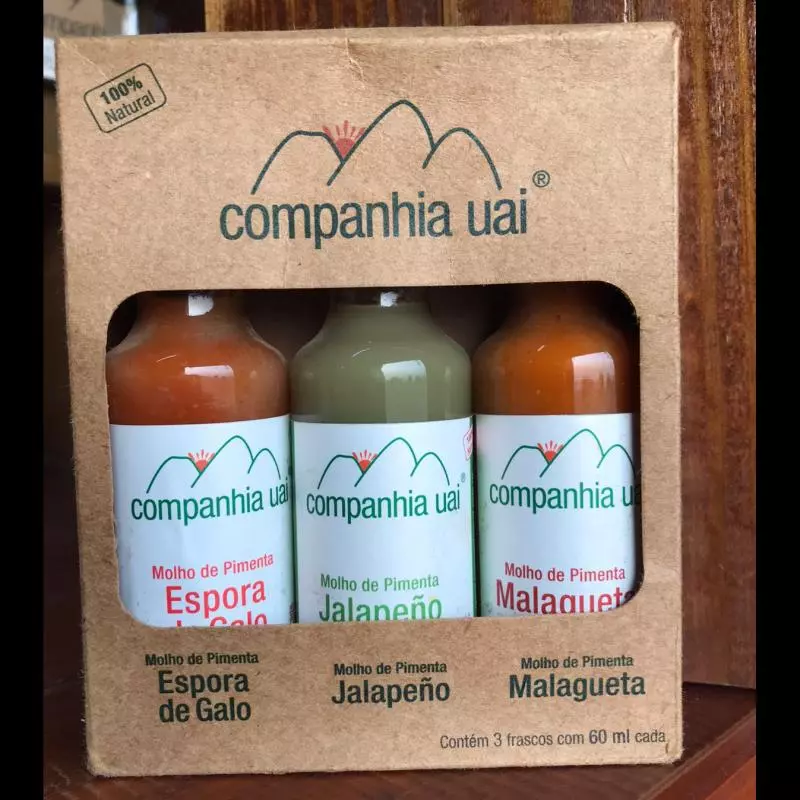 Kit com 3 Molhos de Pimenta