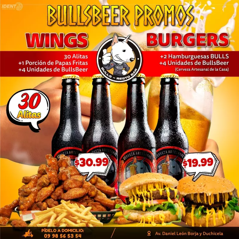 BULLS BEERWINGS