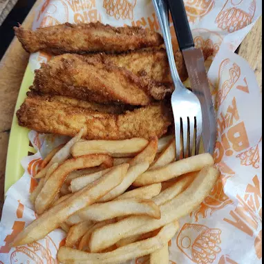 Tiras de Pollo con papas