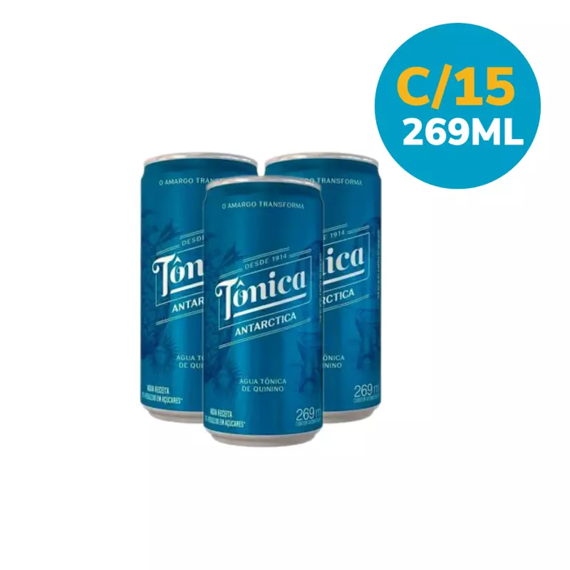Cx Água tônica antártica 269ml C/15