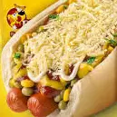 Hot dog completo 2 salsichas