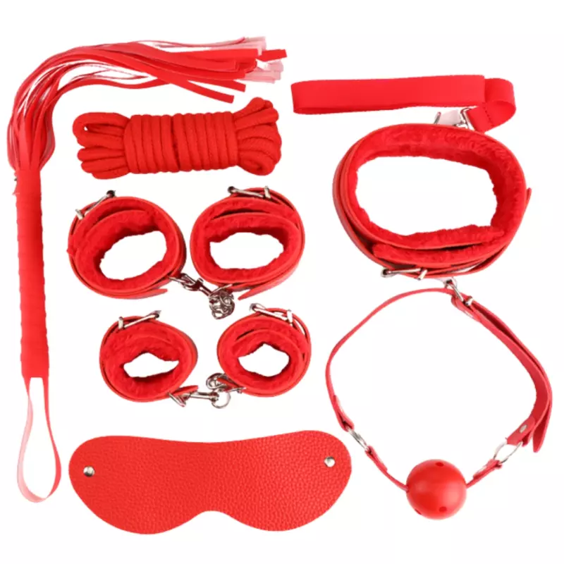 MSM1801 Kit bondage 8 em 1–Pelúcia