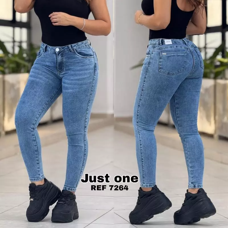 Jeans Skinny Just One 7264