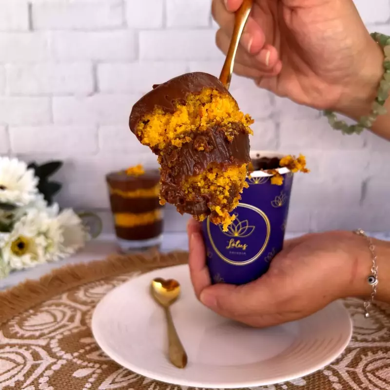 Bolo Cenoura com brigadeiro