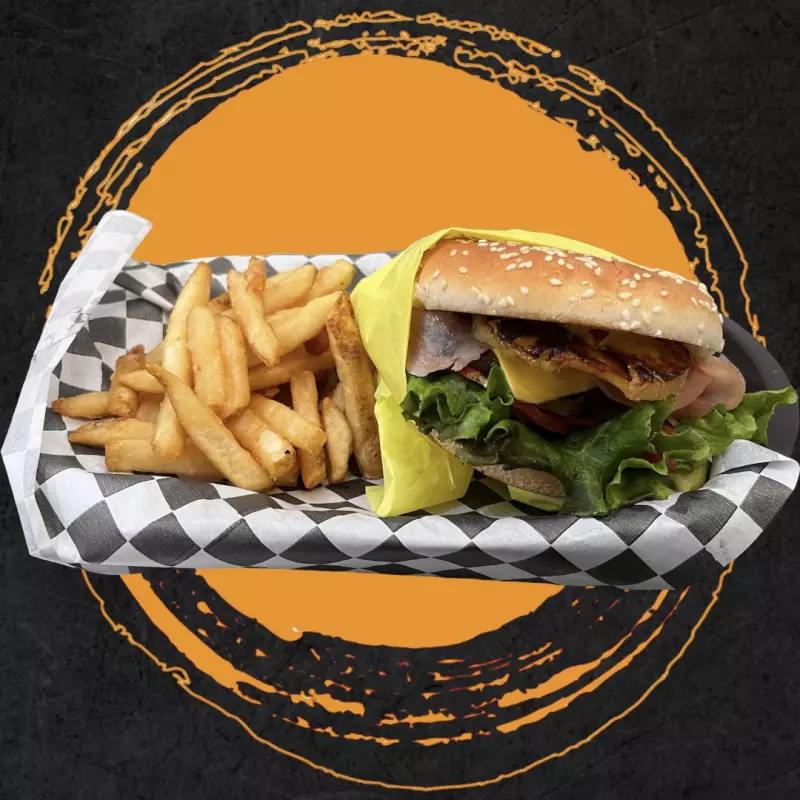 Hamburguesa Hawaiana