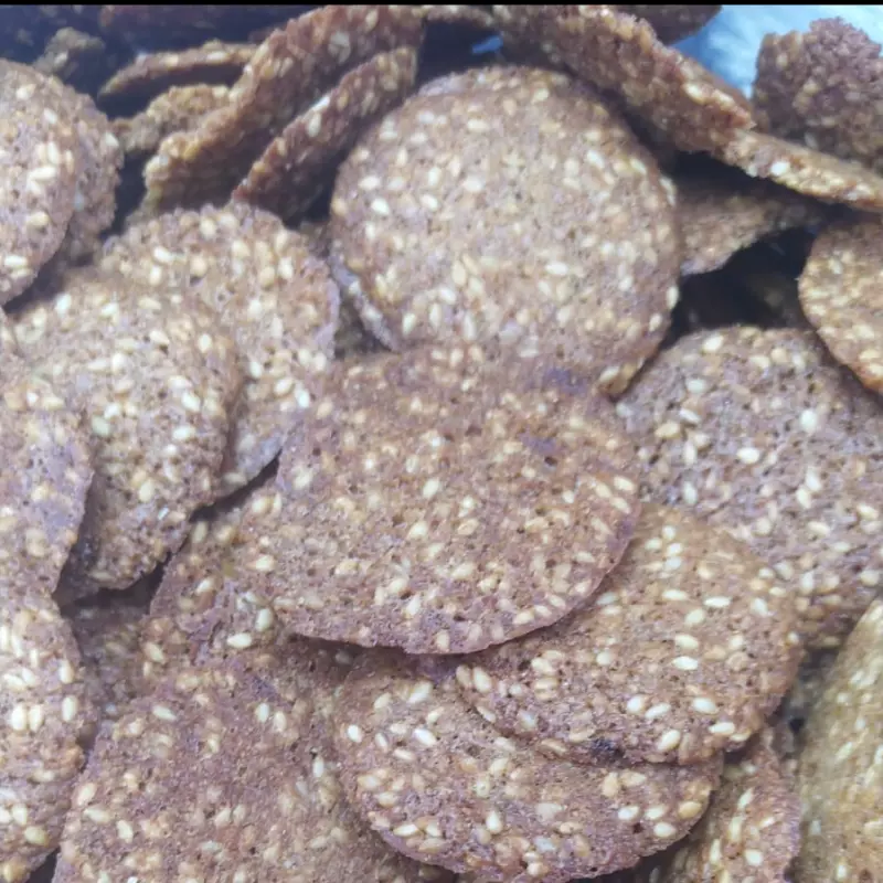 Biscoito Amendoa c Gergelim