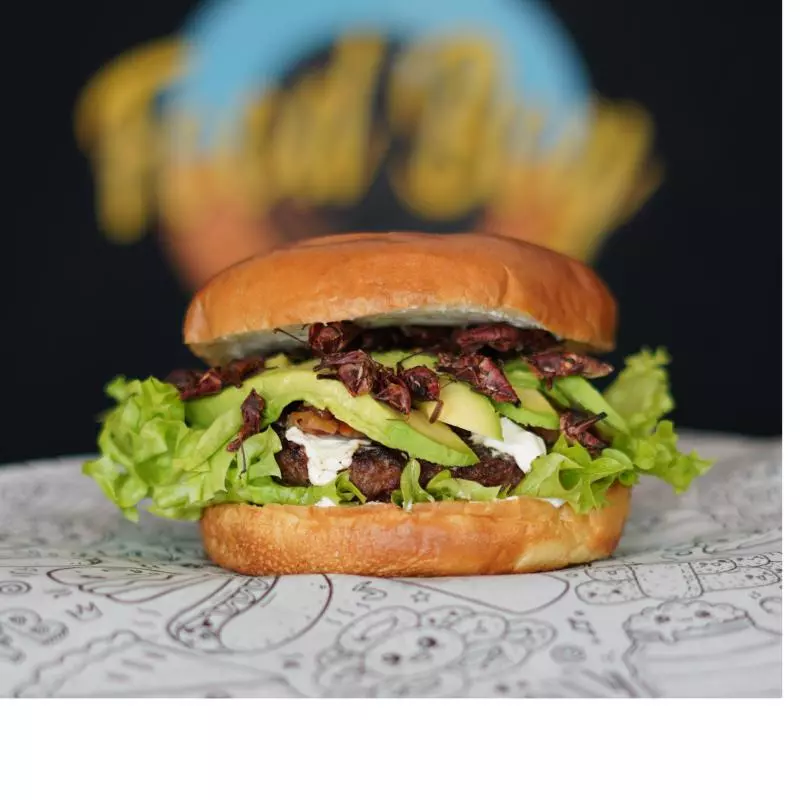 Chapulines Burger