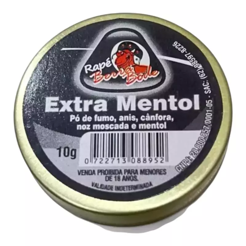 RAPÉ EXTRA MENTOL 10G