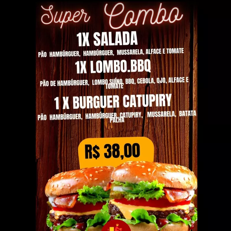 COMBOSALADA,LOMBO-BBQ,BURGER-CAT
