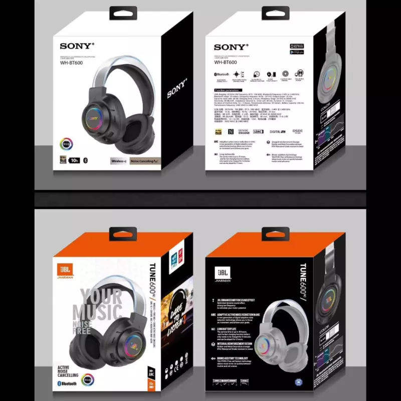 Clave: BT600 Diadema Bluetooth RGB