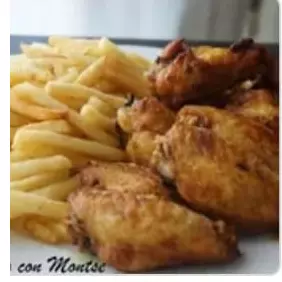 Alitas fritas