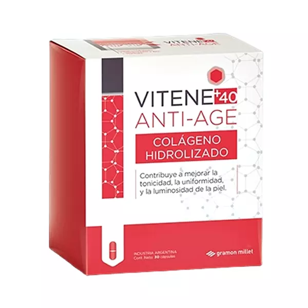 Vitene+40 Anti-Age x 30 Cápsulas.