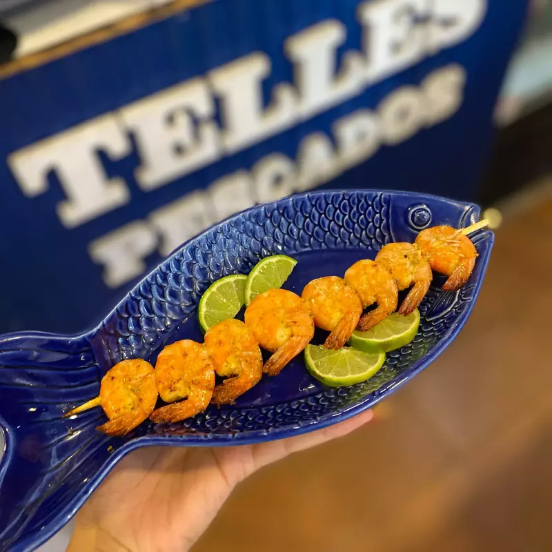 ESPETINHO DE CAMARÃO