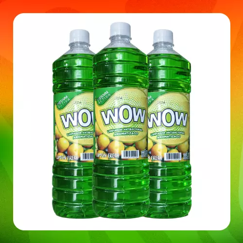 Bulto Wow Desinfectante Limón 1l