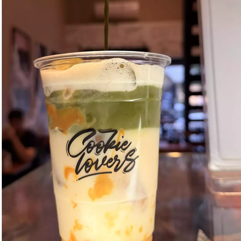 Matcha Caramel Latte