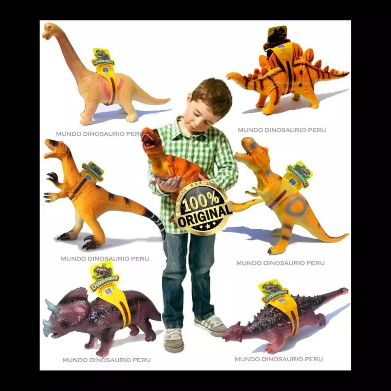 Set 6 dinos grandes colección