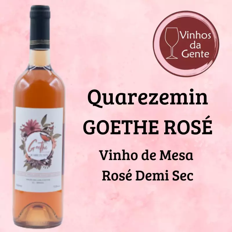 QUAREZEMIN Rosé Goethe Demi Sec