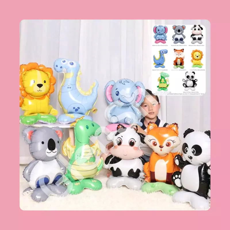 Set 8 globos de animales