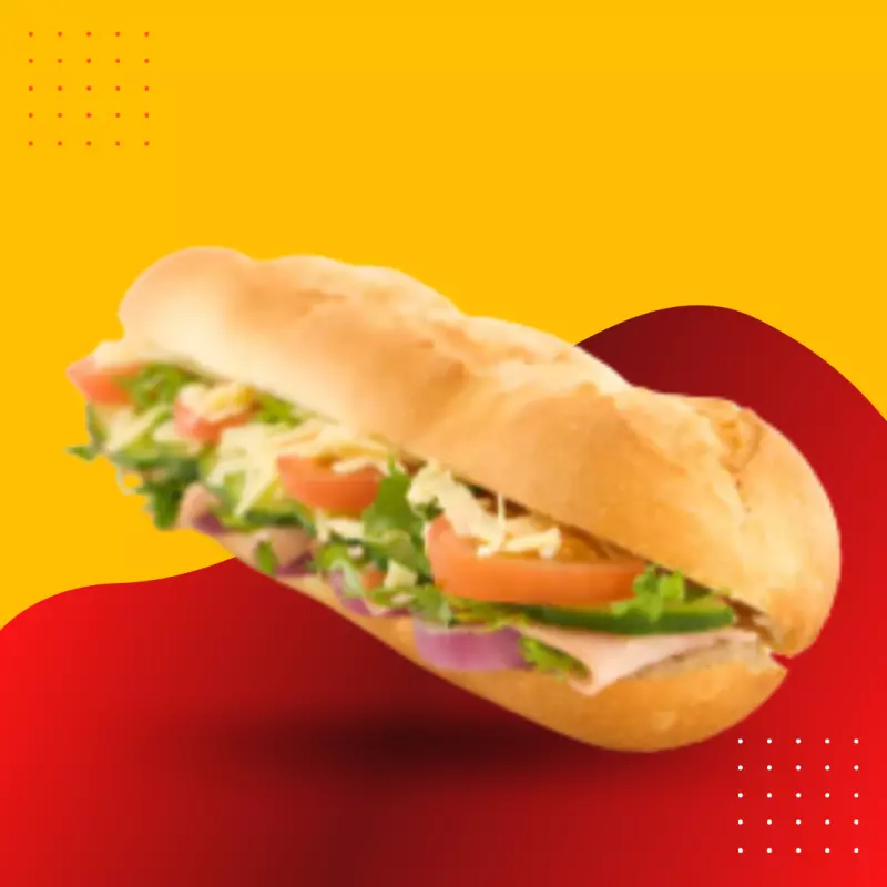 Baguete de Peru Defumado