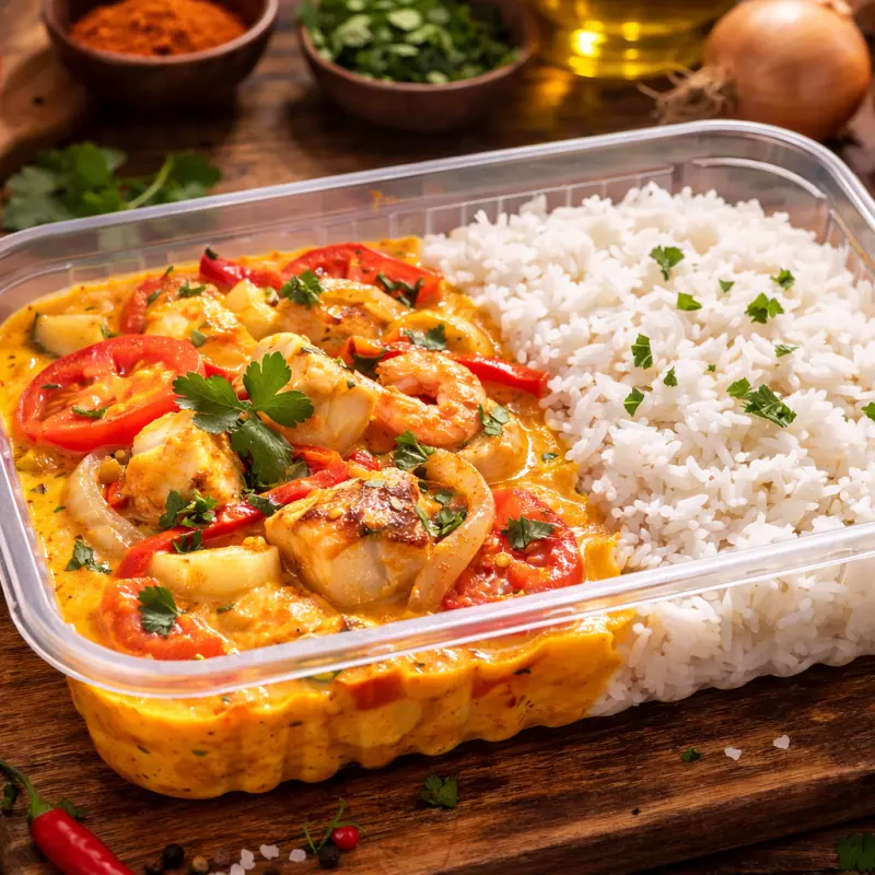 Moqueca de Peixe c/ Arroz