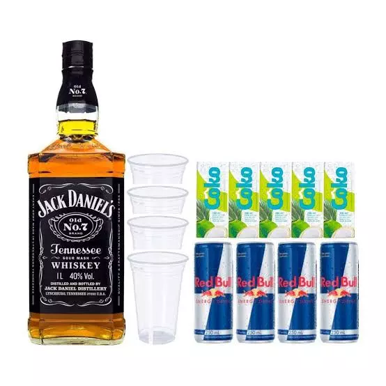 Jack Daniel’s com red bull