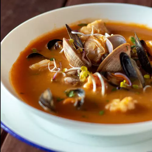 SOPA DE ALMEJA U OSTIÓN