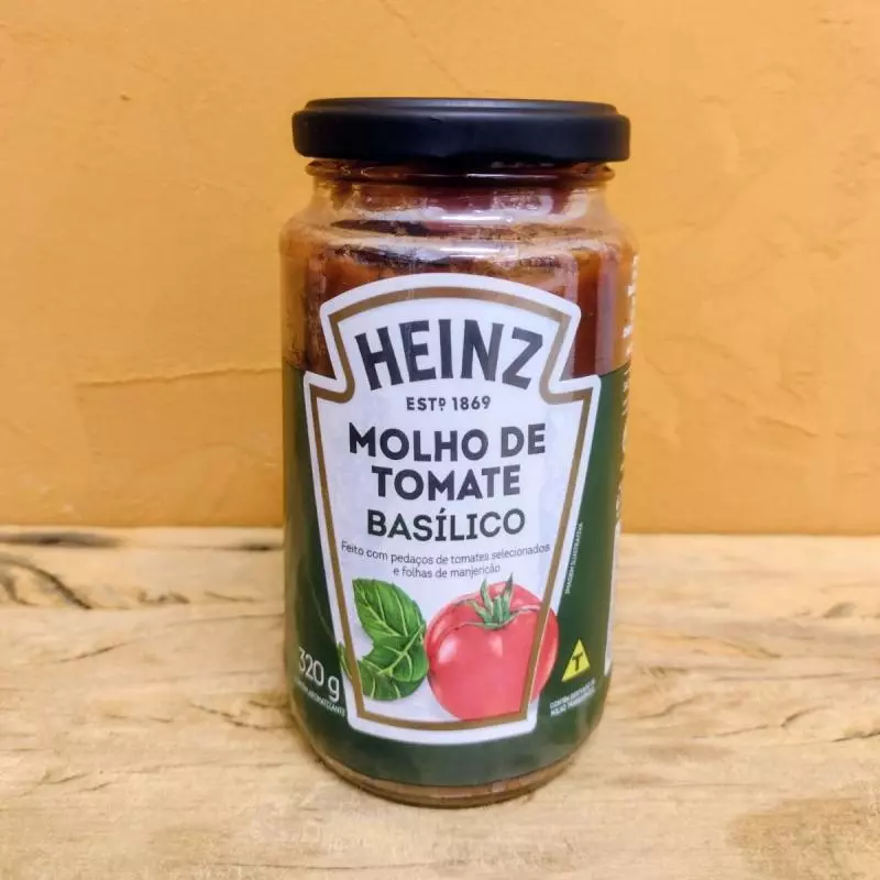 MOLHO DE TOMATE BASILICO HEINZ 320g
