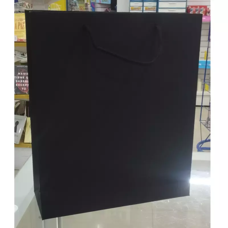 Bolsas de regalo negra Kraft Grande