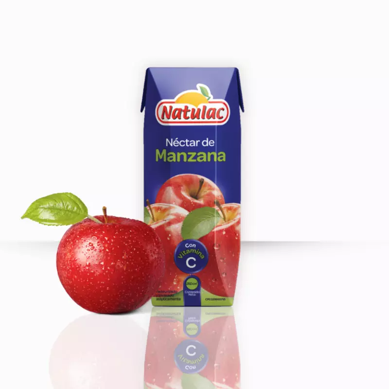 JUGO NATULAC DE MANZANA 250ML
