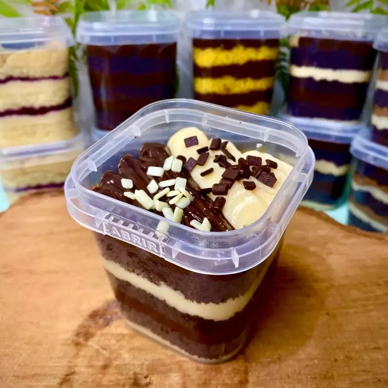 Bolo Duo (Chocolate e Ninho)