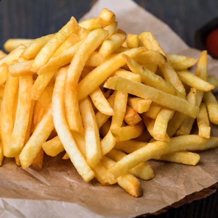 Papas fritas corte recto
