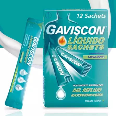 GAVISCON  MENTA 10 ML 12 SOBRES