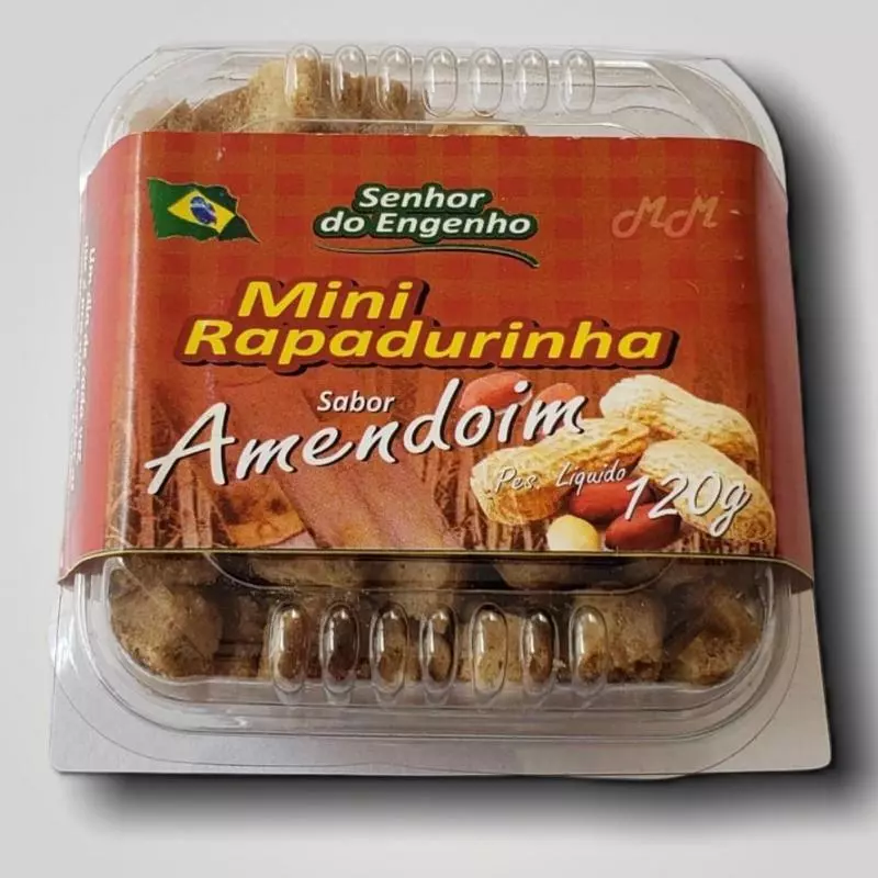 Mini Rapadura Sabor Amendoim 120g