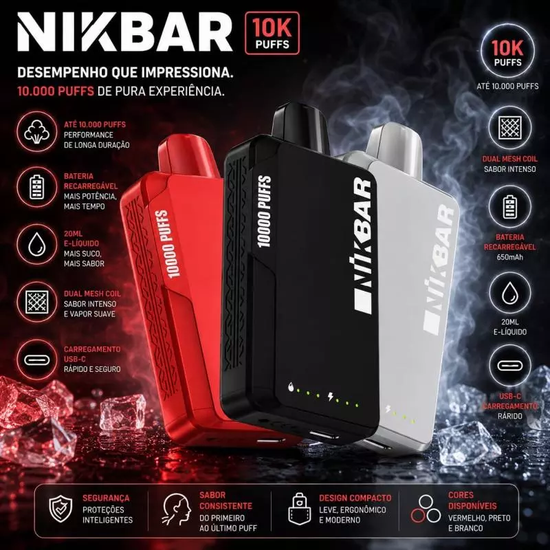 NIKBAR 10K NOVIDADE!