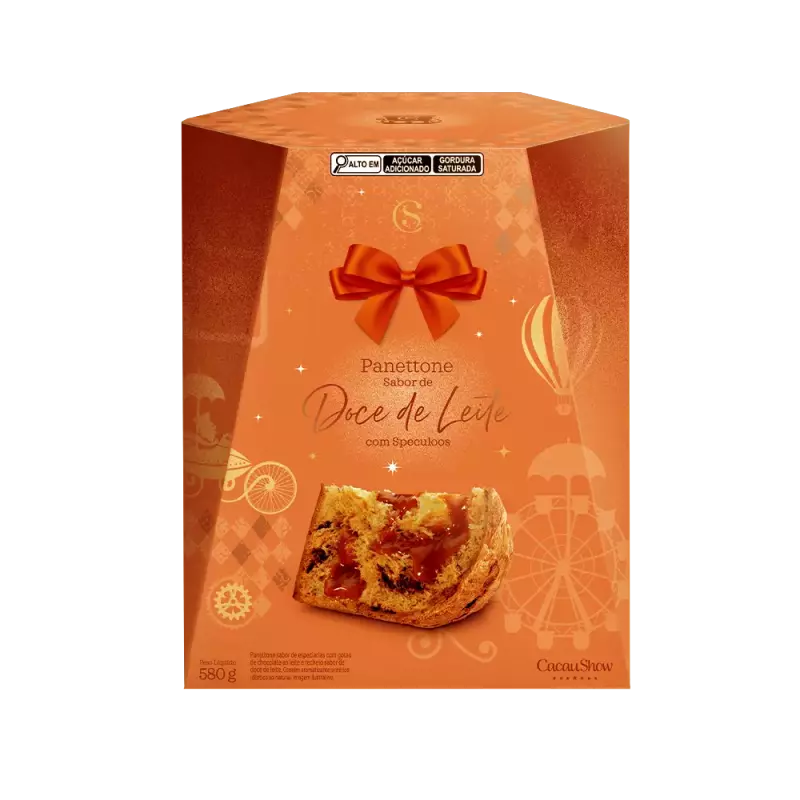Panetone Doce de Leite Speculoos580g