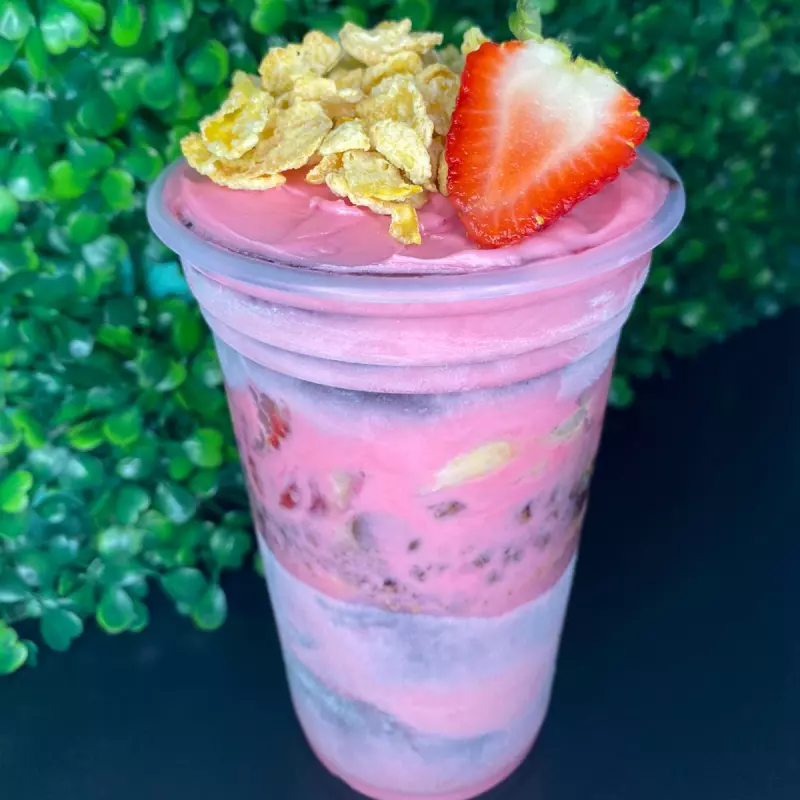 AÇAI TRUFADO 500 ML MORANGO