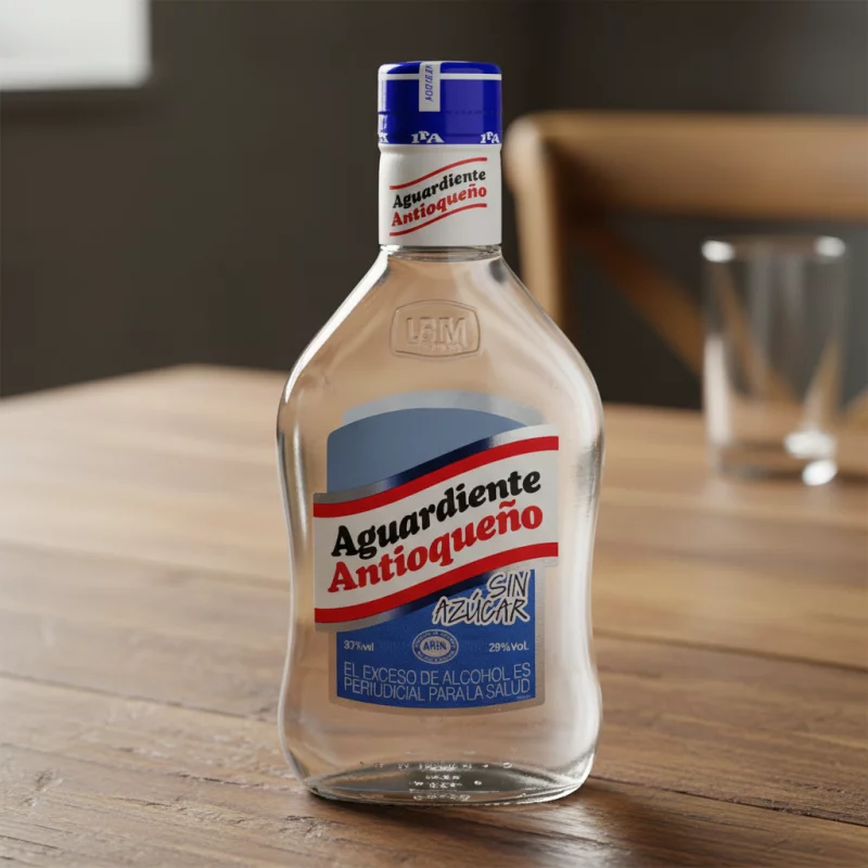 Media Aguardiente Azul