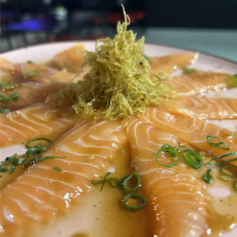 Carpaccio de Salmão (5pçs)