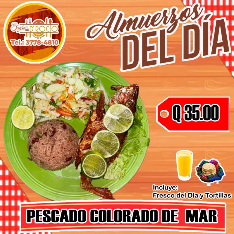 Pescado Colorado de Mar