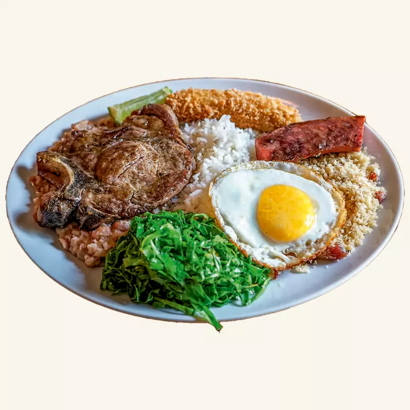 Virado à Paulista com Bisteca