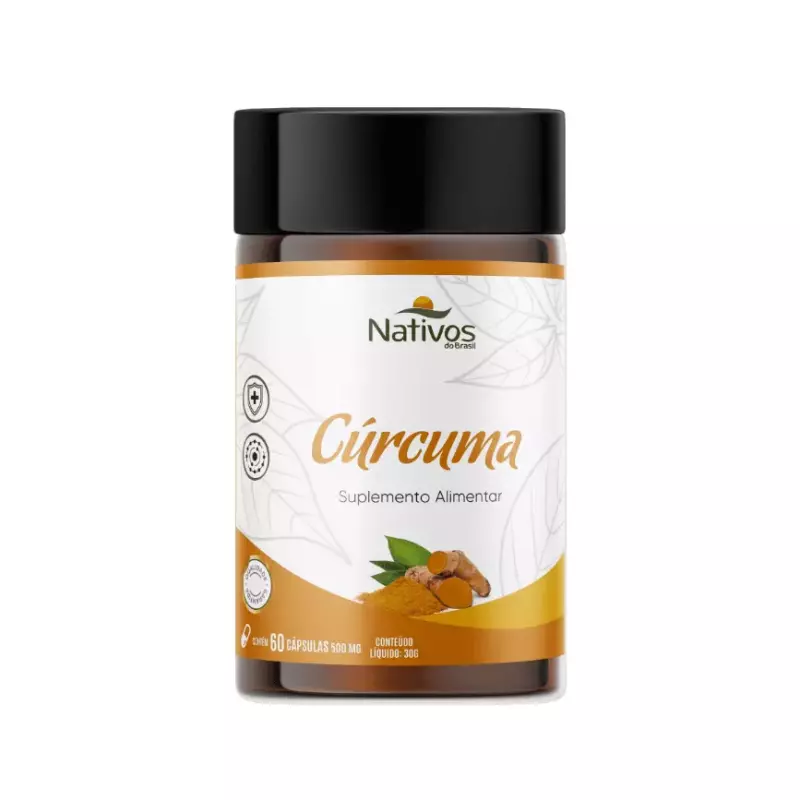 Cúrcuma - Nativos 60caps 500mg