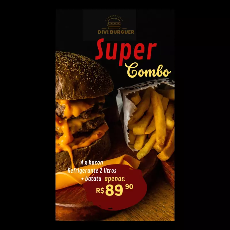 4 X BACON + REFRI 2L KUAT