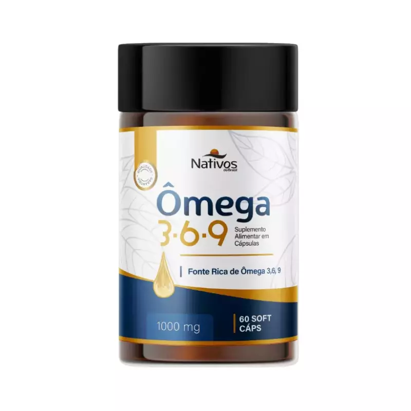 Omêga 3 6 9 - Nativos 60 caps 500mg