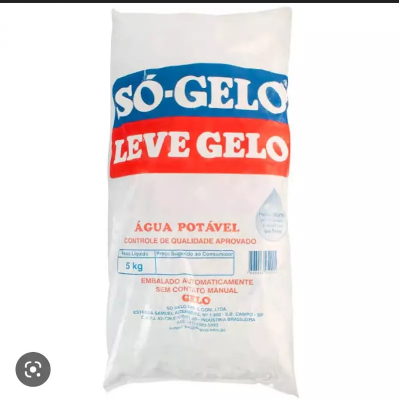 Meio saco de Gelo escama