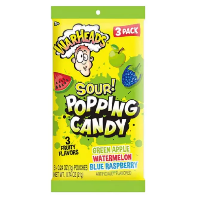 Warheads sour popping Candy 0.98 oz