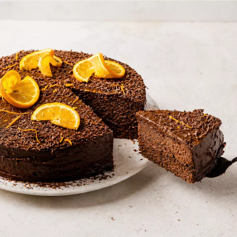Torta Chocolate y naranja 🍫 🍊