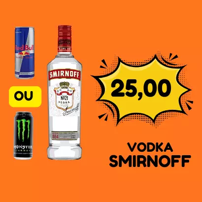 COPÃO DE SMIRNOFF C/REDBULL/MONSTER