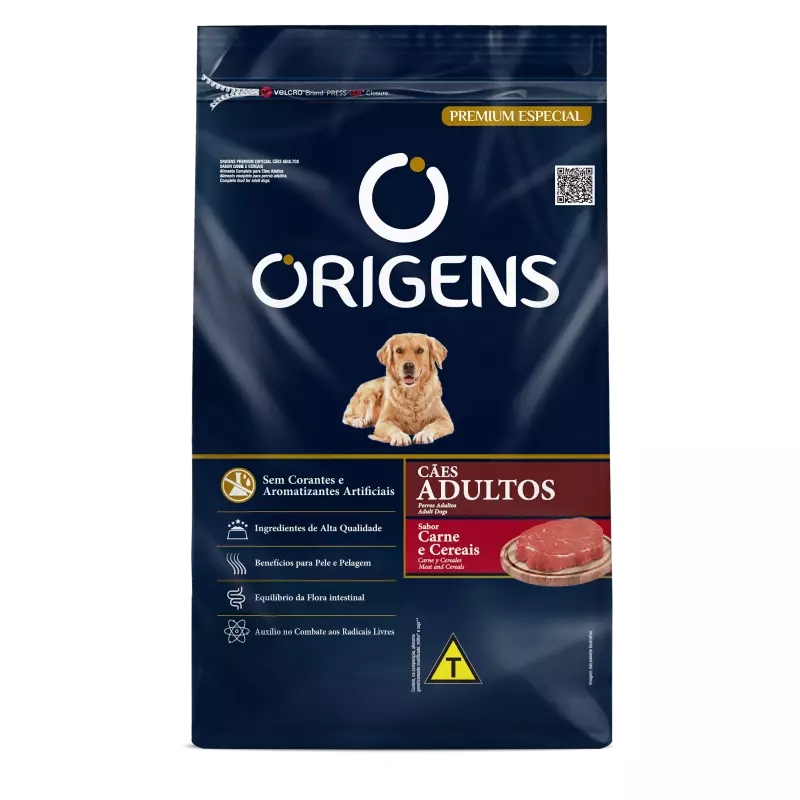 ORIGENS CARNE E CEREAIS
