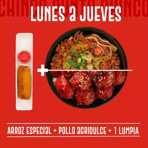 COMBINADO | POLLO AGRIDULCE