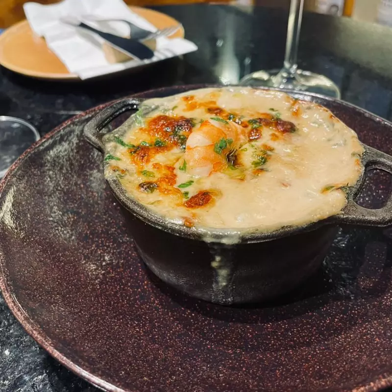 Gratin de Camarão a Fiorentina